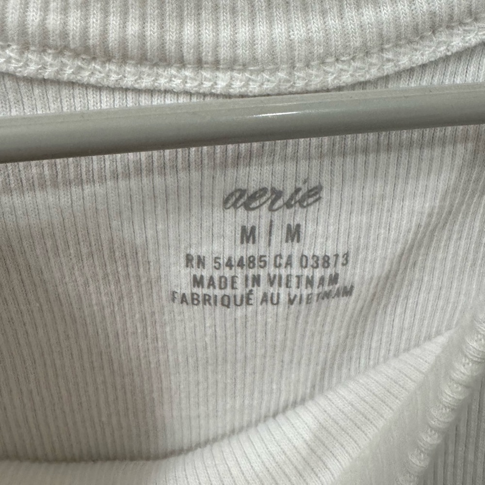White Ribbed Tank - Picture 3 of 3